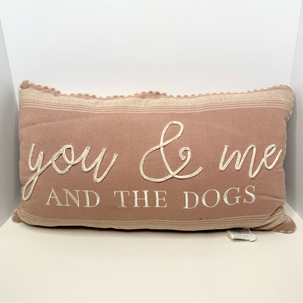 Lacourte You, Me & The Dogs Pillow